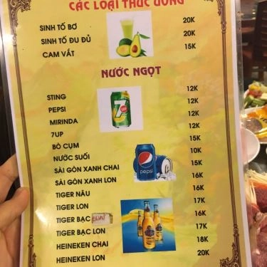 Món ăn- Quán Ăn Đệ Nhất Panda BBQ