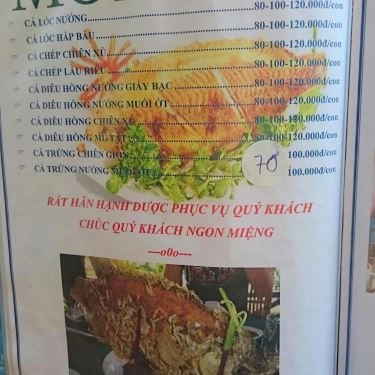 Thực đơn- Quán Ăn Dê Núi Vĩnh Lộc