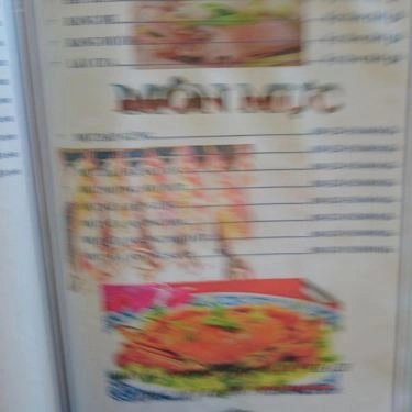 Thực đơn- Quán Ăn Dê Núi Vĩnh Lộc