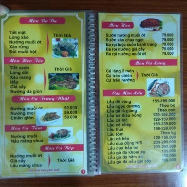 Thực đơn- Quán Ăn Dê Vàng H39 - Nhậu Bình Dân