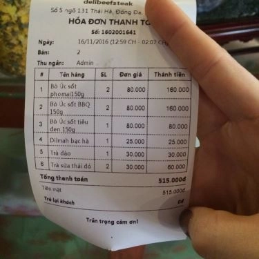 Tổng hợp- Quán Ăn Deli Beefsteak Coffee & Tea - Thái Hà