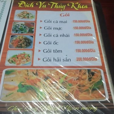 Thực đơn- Thúy Khoa - Quán Ăn Gia Đình