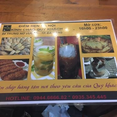 Thực đơn- Quán Ăn Điểm Hẹn Hà Nội - Đặc Sản Hà Nội