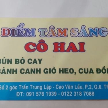 Tổng hợp- Quán Ăn Cô Hai - Bún Bò & Bánh Canh
