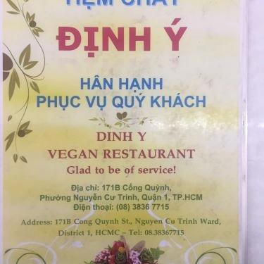 Tổng hợp- Quán Ăn Định Ý - Thực Đơn Món Chay Phong Phú