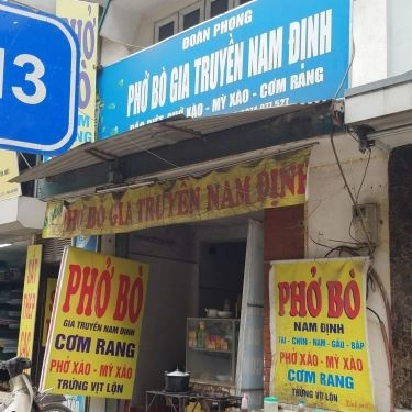Tổng hợp- Quán Ăn Đoàn Phong - Phở Bò Gia Truyền Nam Định