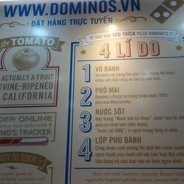 Tổng hợp- Nhà Hàng Domino's Pizza - Đinh Bộ Lĩnh