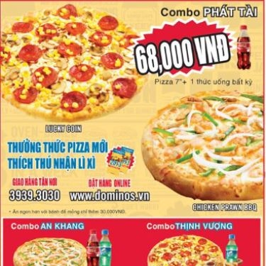 Tổng hợp- Nhà Hàng Domino's Pizza - Đinh Tiên Hoàng