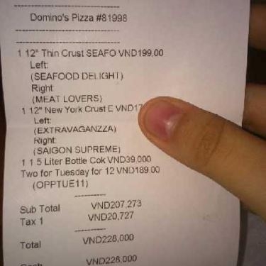 Tổng hợp- Nhà Hàng Domino's Pizza - Dương Bá Trạc