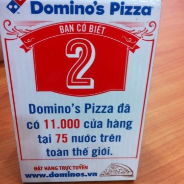 Tổng hợp- Nhà Hàng Domino's Pizza - Quang Trung