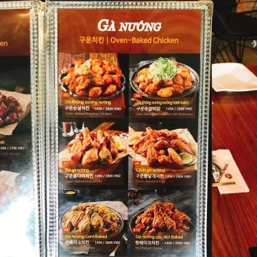 Thực đơn- Nhà Hàng Don Chicken - Chicken & Pub - Trần Văn Khéo