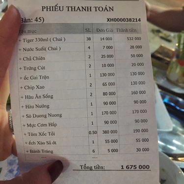 Tổng hợp- Quán Ăn Đông Anh Quán - Hải Sản Tươi Sống