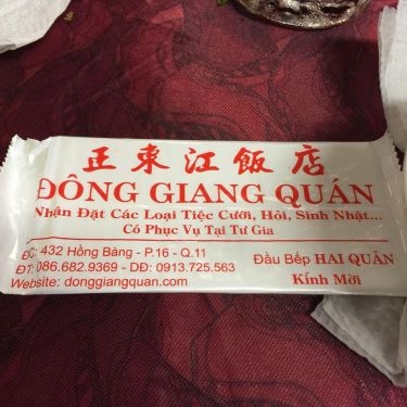 Tổng hợp- Nhà Hàng Đông Giang Quán - Hồng Bàng