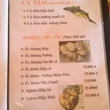 Thực đơn- Đồng Ngọc - Quán Ăn Gia Đình