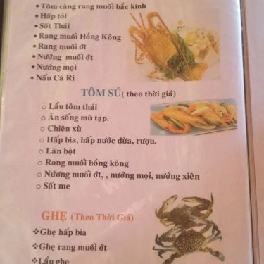 Thực đơn- Đồng Ngọc - Quán Ăn Gia Đình