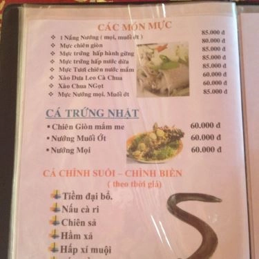Thực đơn- Đồng Ngọc - Quán Ăn Gia Đình