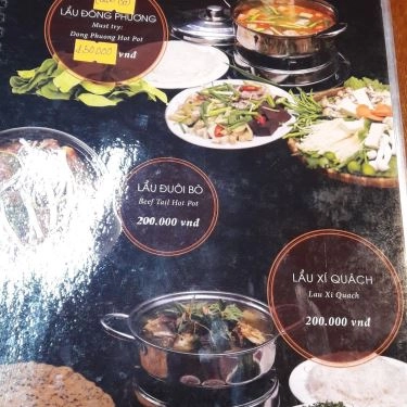 Thực đơn- Nhà Hàng Đông Phương - Đặc Sản Bò Tơ