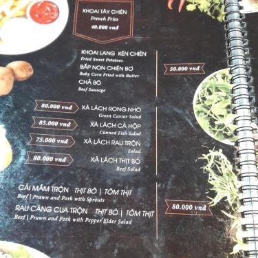 Thực đơn- Nhà Hàng Đông Phương - Đặc Sản Bò Tơ