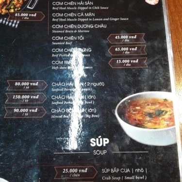 Thực đơn- Nhà Hàng Đông Phương - Đặc Sản Bò Tơ