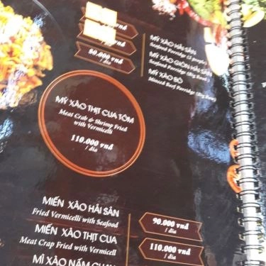Thực đơn- Nhà Hàng Đông Phương - Đặc Sản Bò Tơ