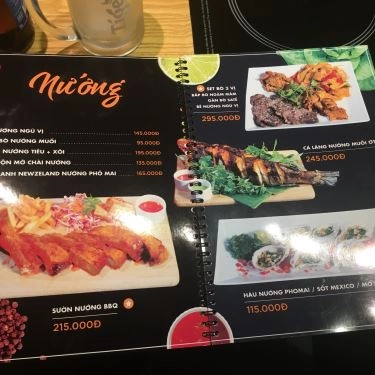 Thực đơn- Quán Ăn Quán ĐU ĐỦ - Đặc Sản Hấp & Nướng