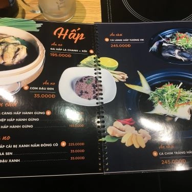 Thực đơn- Quán Ăn Quán ĐU ĐỦ - Đặc Sản Hấp & Nướng