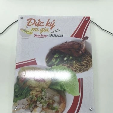 Thực đơn- Quán Ăn Đức Kí Mì Gia