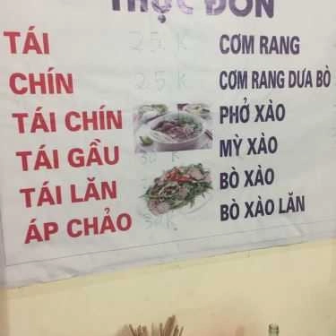 Thực đơn- Đức Phong - Phở Bò & Phở Gà Ta