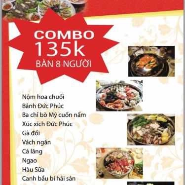 Thực đơn- Quán Ăn Đức Phúc 2 - Lẩu Hơi