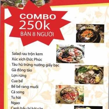 Thực đơn- Quán Ăn Đức Phúc 2 - Lẩu Hơi