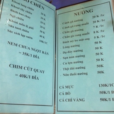 Tổng hợp- Quán Ăn Dũng Béo - Nem Nướng Nha Trang, Lẩu & Ốc Nóng