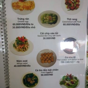 Thực đơn- Quán Ăn Dung Hòa Phố Cổ - Món Ngon Việt Nam