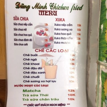Thực đơn- Quán Ăn Dũng Minh - Nem Nướng Nha Trang, Cơm & Ăn Vặt