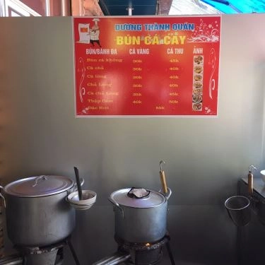 Thực đơn- Quán Ăn Dương Thành Quán - Bún Cá Cay Hải Phòng
