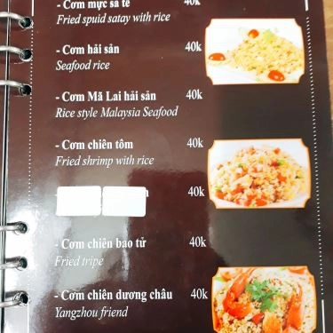 Thực đơn- Quán Ăn Dzung Quán - Ẩm Thực Kiểu Đức