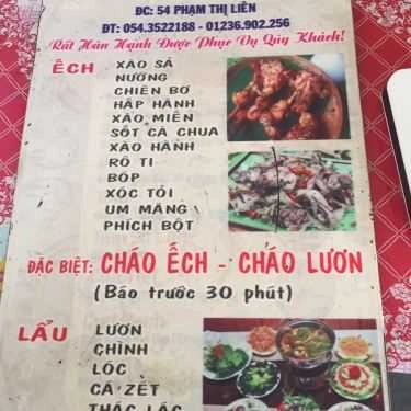 Thực đơn- Quán Ăn Ếch Ông Chạy