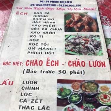 Thực đơn- Quán Ăn Ếch Ông Chạy