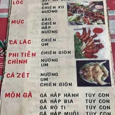 Thực đơn- Quán Ăn Ếch Ông Chạy