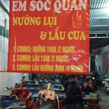 Thực đơn- Quán Ăn Em Sóc Quán - Nướng Lụi & Lẩu Cua
