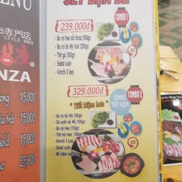 Tổng hợp- Enza - Nhà Hàng Thịt Nướng