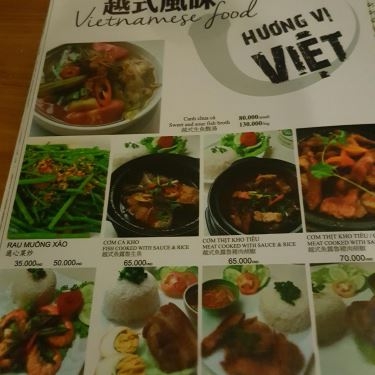 Thực đơn- Nhà Hàng Evo Cafe