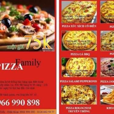 Thực đơn- Quán Ăn Family Pizza