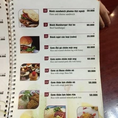 Thực đơn- Quán Ăn Fastfoods & Drinks Restaurant - Sân Bay Nội Bài