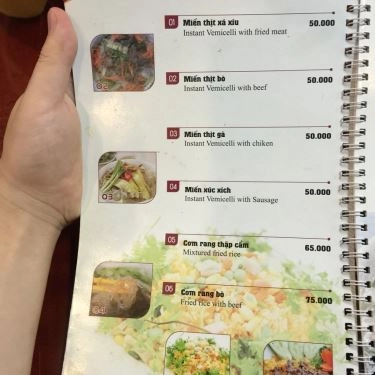 Thực đơn- Quán Ăn Fastfoods & Drinks Restaurant - Sân Bay Nội Bài