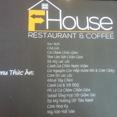 Tổng hợp- Nhà Hàng FHouse Restaurant & Coffee