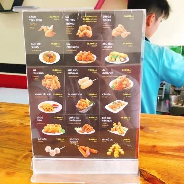 Thực đơn- Quán Ăn Five Star Vietnam - Ngãi Cầu