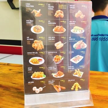Thực đơn- Quán Ăn Five Star Vietnam - Ngãi Cầu