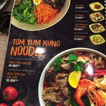 Thực đơn- Quán Ăn Food Street - Ô Chợ Dừa