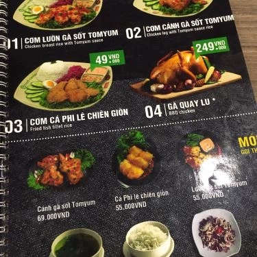 Thực đơn- Quán Ăn Food Street - Ô Chợ Dừa