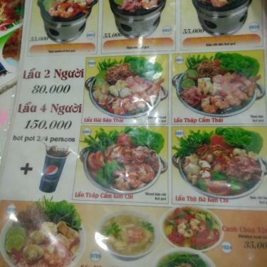 Thực đơn- Quán Ăn Food Court - CoopMart Lý Thường Kiệt